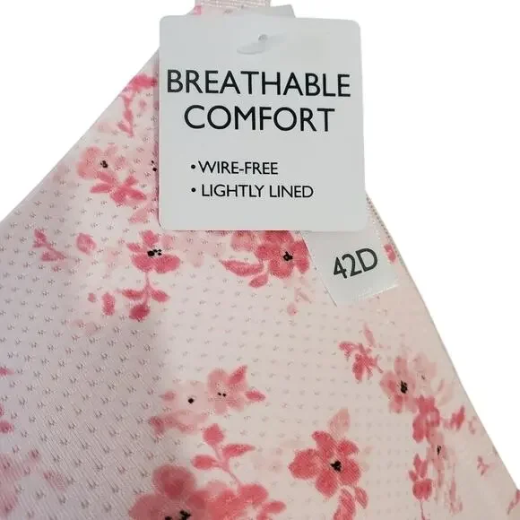 LAURA ASHLEY 2pk breathable comfort‎ Wirefree bras